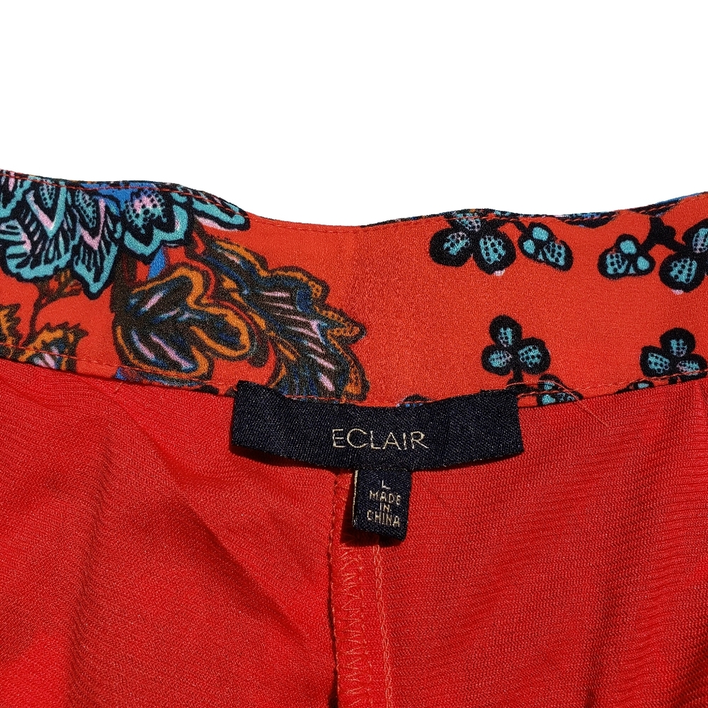 ECLAIR High Waist Boho Floral Print Shorts - Picture 5 of 5